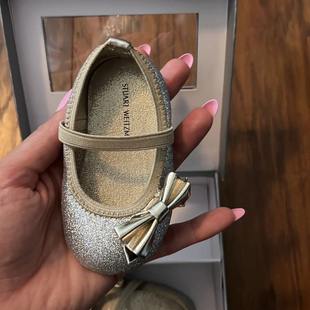NWT Stewart Weitzman baby Pali Gabby shoes.